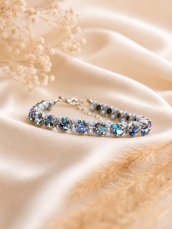 Crystal Ocean Delite 5 mm kristālu rokassprādze ar Swarovski® kristāliem